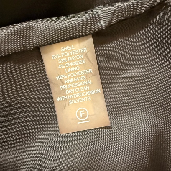 Calvin Klein Black Dress with White Piping - Picture 5 of 5